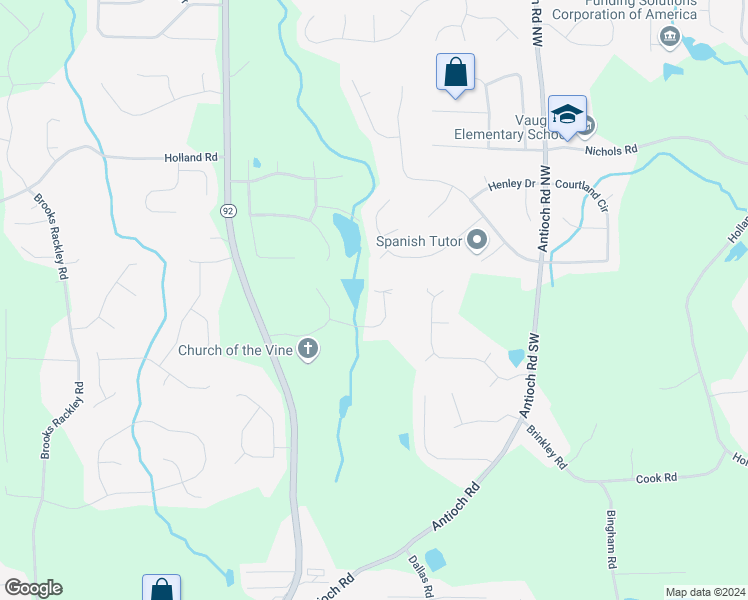 map of restaurants, bars, coffee shops, grocery stores, and more near 15 Wembley Drive in Dallas