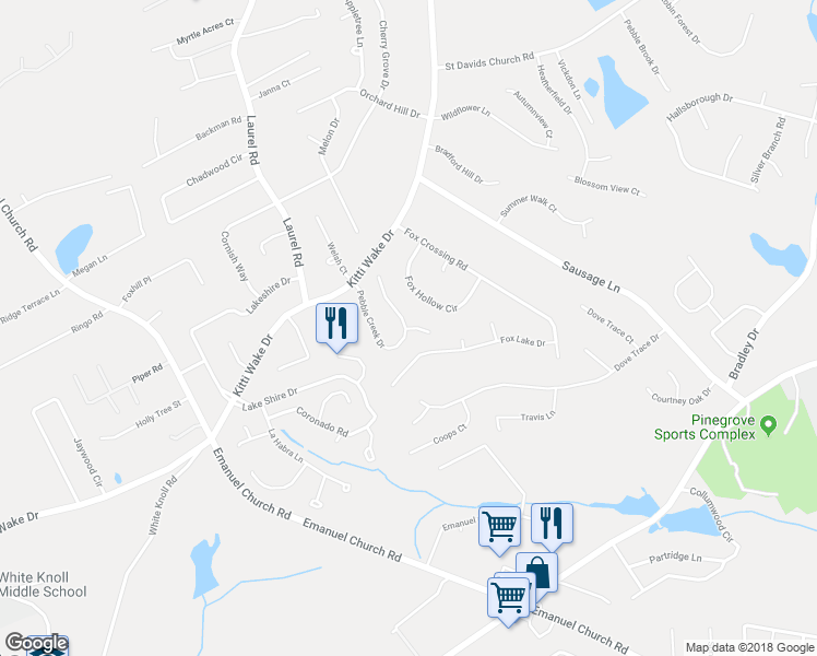 map of restaurants, bars, coffee shops, grocery stores, and more near 213 Pebble Creek Court in West Columbia