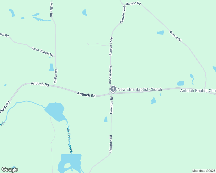 map of restaurants, bars, coffee shops, grocery stores, and more near 27 Runyon Loop in Cedartown