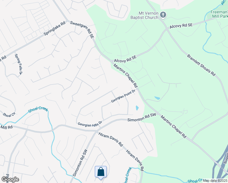 map of restaurants, bars, coffee shops, grocery stores, and more near 602 Jules Crest Court in Lawrenceville