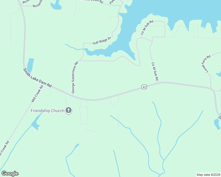 map of restaurants, bars, coffee shops, grocery stores, and more near 5661-6049 Smith Lake Dam Road in Jasper