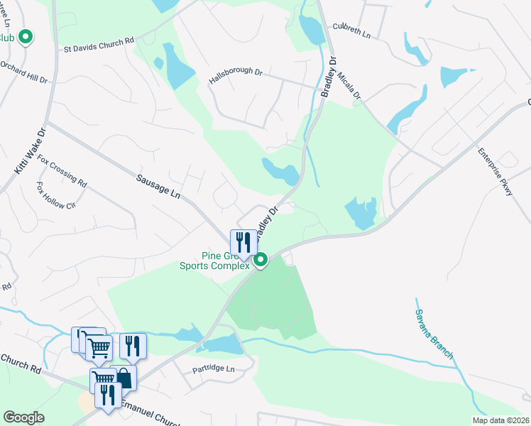 map of restaurants, bars, coffee shops, grocery stores, and more near 168 Shadeland Circle in West Columbia