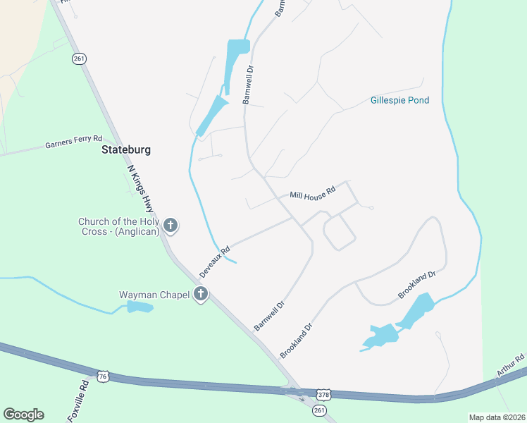 map of restaurants, bars, coffee shops, grocery stores, and more near 6645 Deveaux Road in Sumter