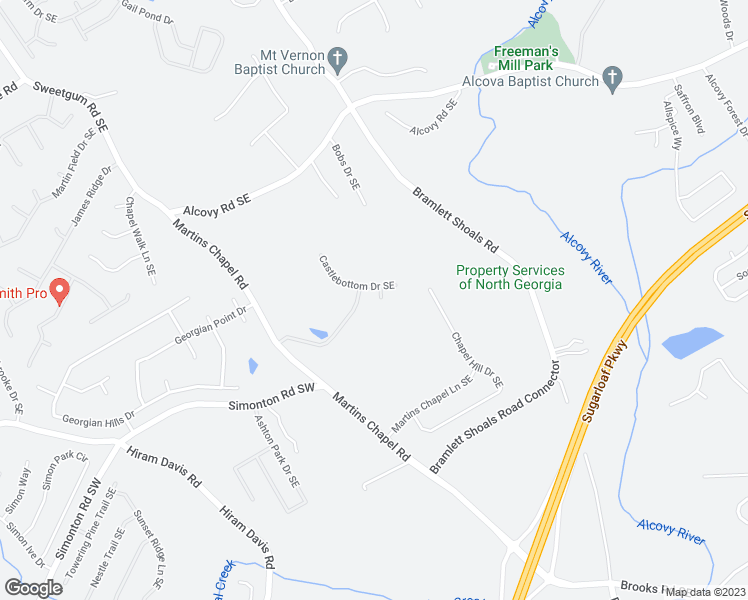 map of restaurants, bars, coffee shops, grocery stores, and more near 1393 Keyhaven Court in Lawrenceville