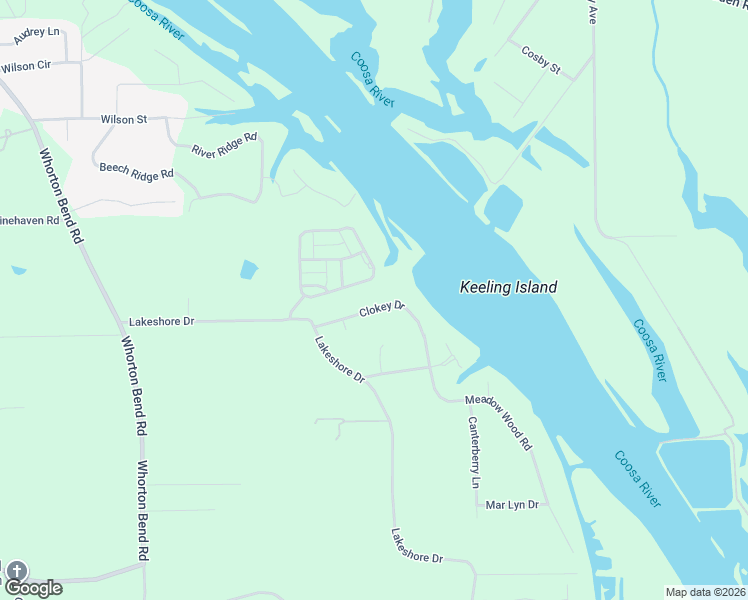 map of restaurants, bars, coffee shops, grocery stores, and more near 113 Clokey Drive in Gadsden