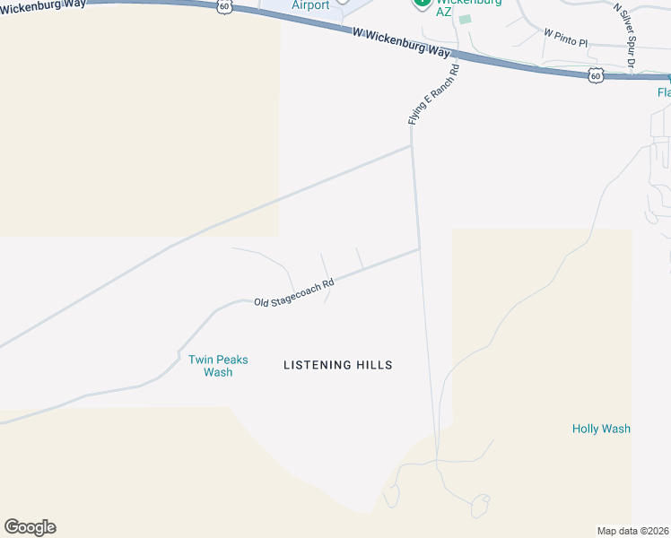 map of restaurants, bars, coffee shops, grocery stores, and more near 995 Settlers Lane in Wickenburg