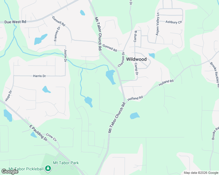 map of restaurants, bars, coffee shops, grocery stores, and more near 3145 Mount Tabor Church Road in Dallas