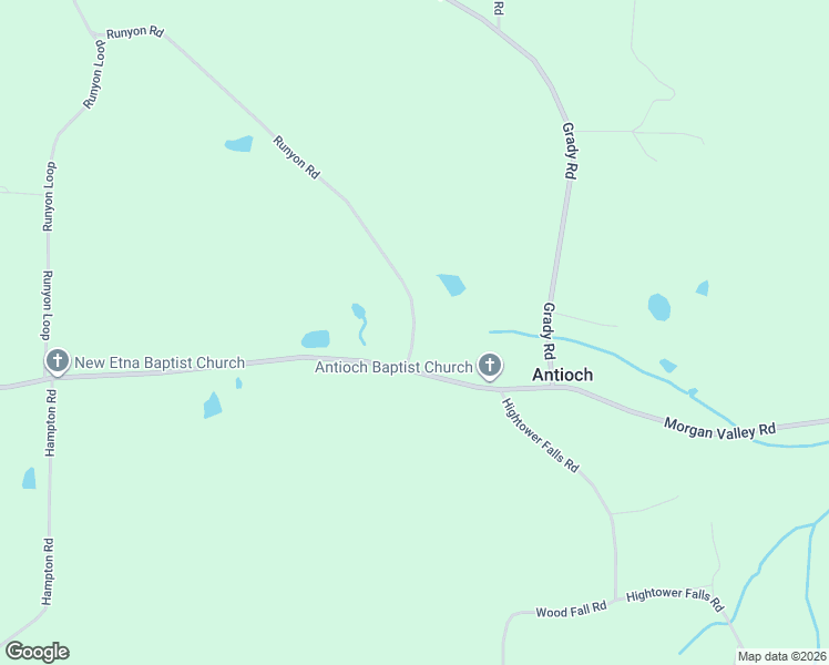 map of restaurants, bars, coffee shops, grocery stores, and more near 150 Runyon Road in Cedartown