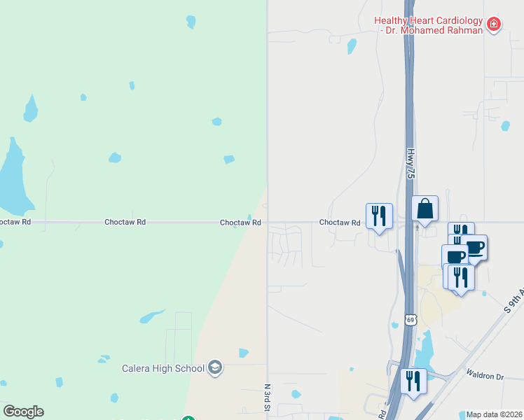 map of restaurants, bars, coffee shops, grocery stores, and more near 547 Cale Switch Road in Calera