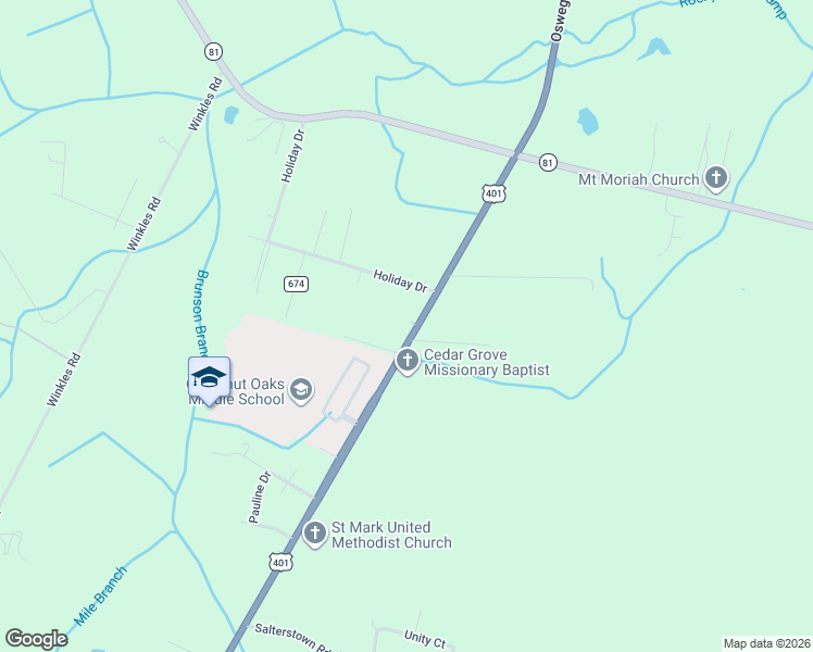 map of restaurants, bars, coffee shops, grocery stores, and more near 1340 Oswego Highway in Sumter