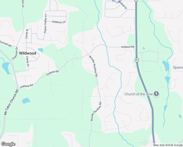 map of restaurants, bars, coffee shops, grocery stores, and more near 1035 Brooks Rackley Road in Dallas