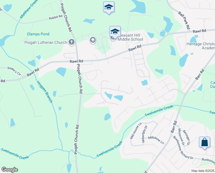 map of restaurants, bars, coffee shops, grocery stores, and more near 109 Inverness Drive in Lexington