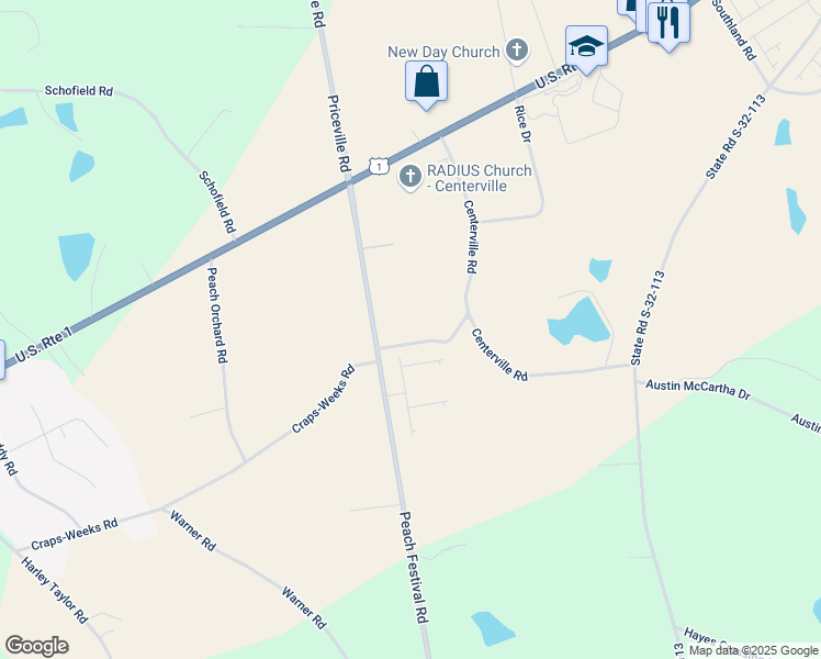 map of restaurants, bars, coffee shops, grocery stores, and more near 1318 Peach Festival Road in Gilbert