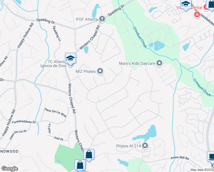 map of restaurants, bars, coffee shops, grocery stores, and more near 6798 Vic-Ar Road in Doraville