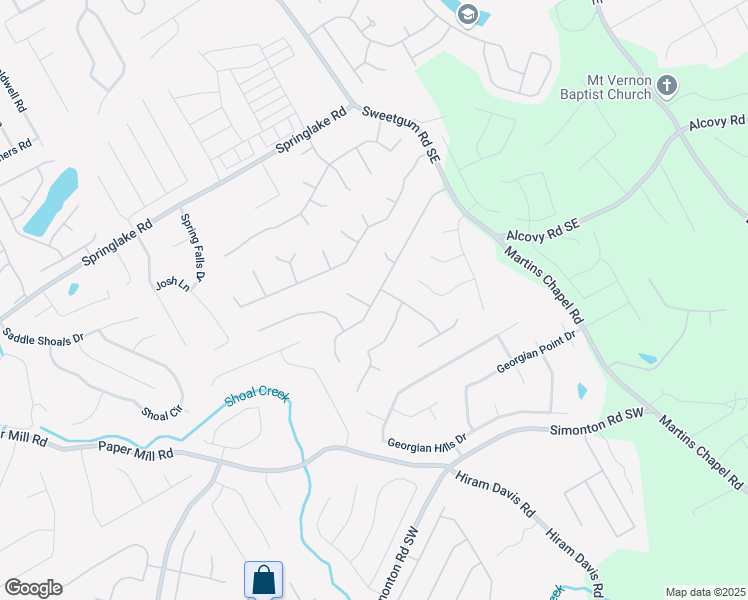 map of restaurants, bars, coffee shops, grocery stores, and more near 755 James Ridge Drive in Lawrenceville