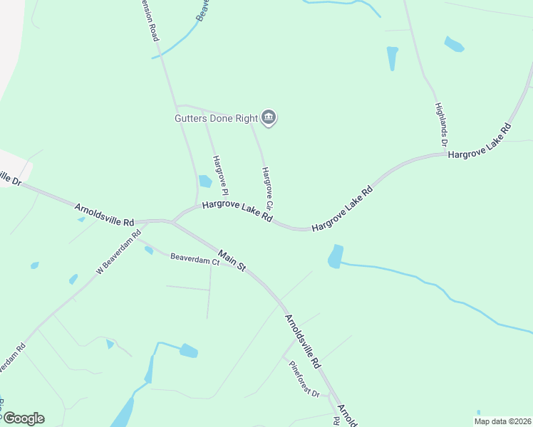 map of restaurants, bars, coffee shops, grocery stores, and more near Hargrove Circle in Oglethorpe County