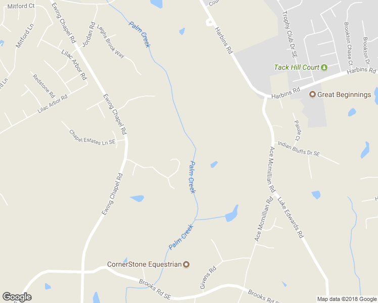 map of restaurants, bars, coffee shops, grocery stores, and more near 1348 Ewing Creek Drive in Dacula