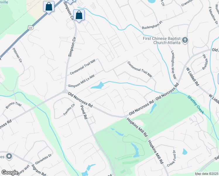 map of restaurants, bars, coffee shops, grocery stores, and more near 4424 Driftwater Road in Duluth