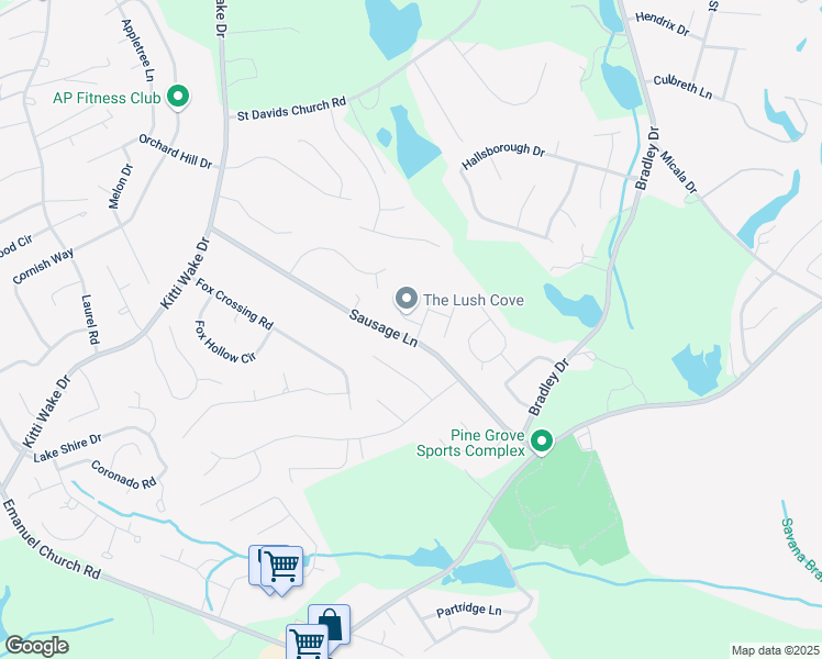 map of restaurants, bars, coffee shops, grocery stores, and more near 207 Shell Mound Court in West Columbia