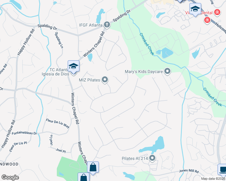 map of restaurants, bars, coffee shops, grocery stores, and more near 6798 Vic-Ar Road in Doraville