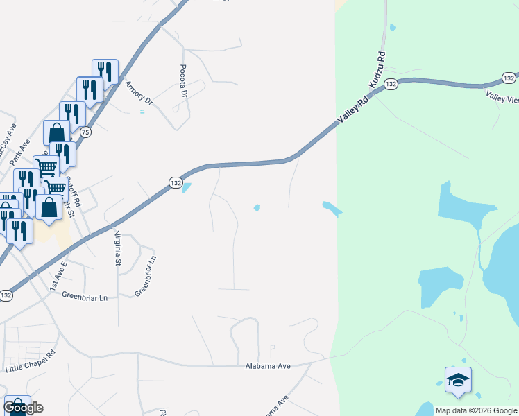 map of restaurants, bars, coffee shops, grocery stores, and more near 221 Twin Oaks Drive in Oneonta