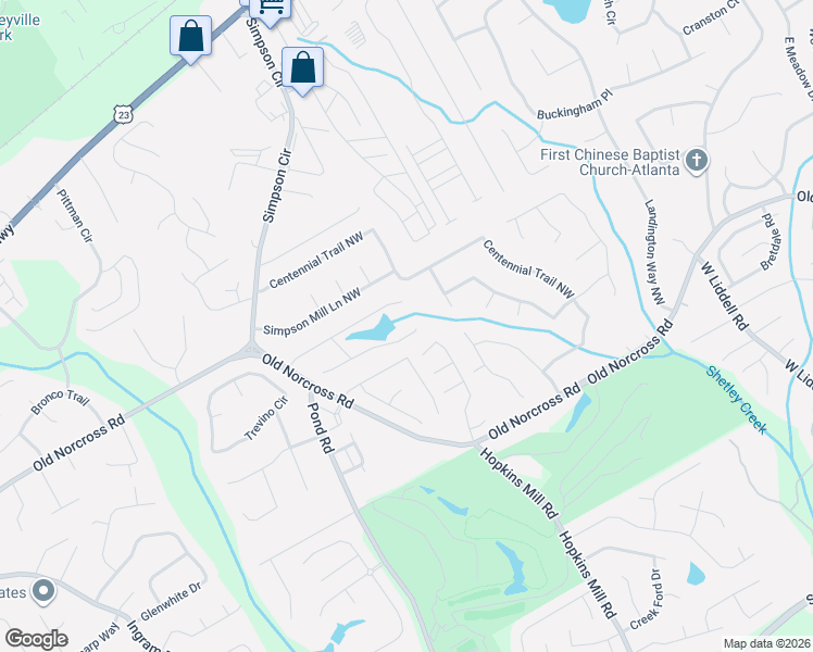 map of restaurants, bars, coffee shops, grocery stores, and more near 4424 Driftwater Road in Duluth