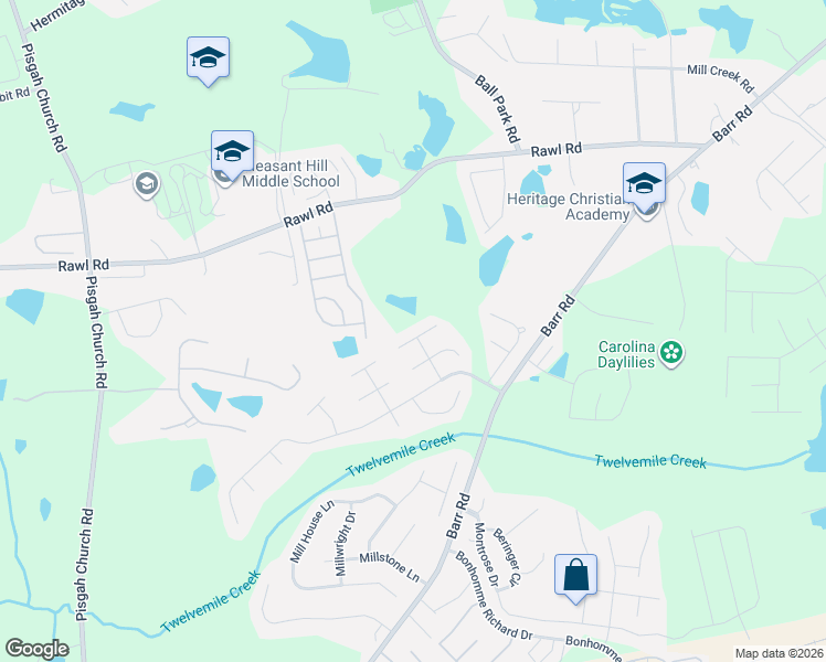 map of restaurants, bars, coffee shops, grocery stores, and more near 501 Menauhant Court in Lexington