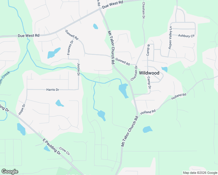 map of restaurants, bars, coffee shops, grocery stores, and more near 47 Trio Path in Dallas