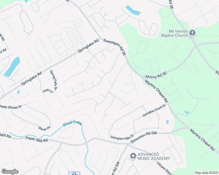 map of restaurants, bars, coffee shops, grocery stores, and more near 830 James Ridge Drive in Lawrenceville