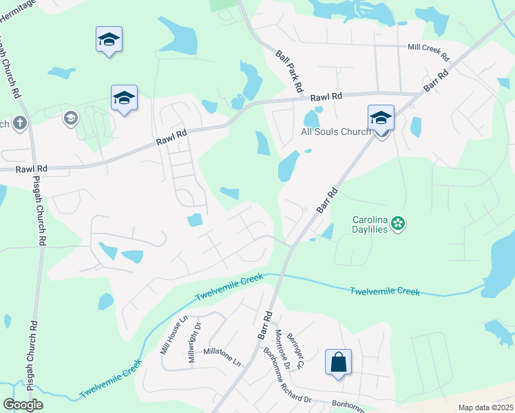 map of restaurants, bars, coffee shops, grocery stores, and more near 513 Menauhant Court in Lexington