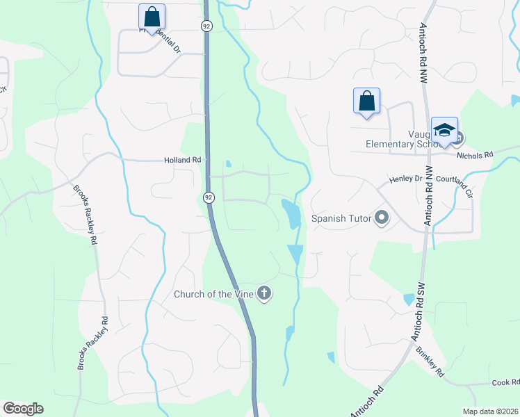 map of restaurants, bars, coffee shops, grocery stores, and more near 6405 Stanbrough Lane in Dallas