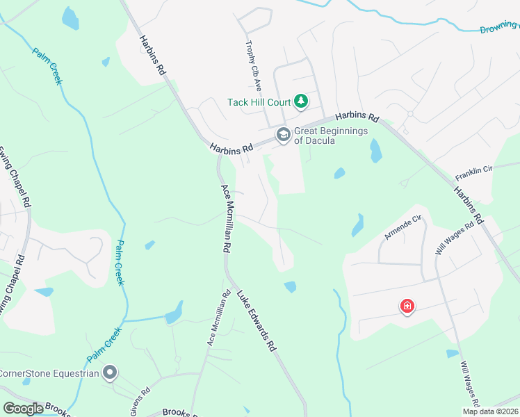 map of restaurants, bars, coffee shops, grocery stores, and more near 1211 Paiute Court in Dacula