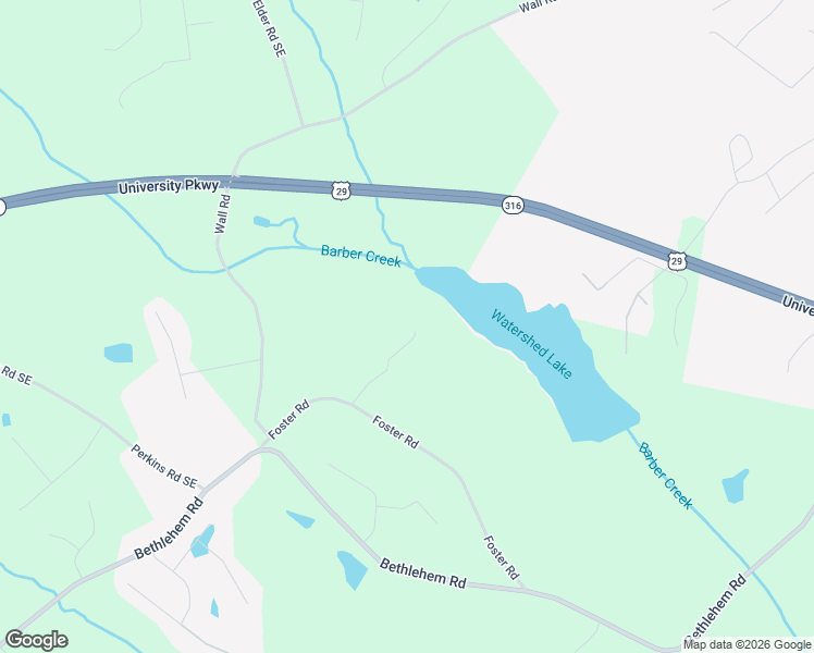 map of restaurants, bars, coffee shops, grocery stores, and more near 1194 Foster Road in Statham