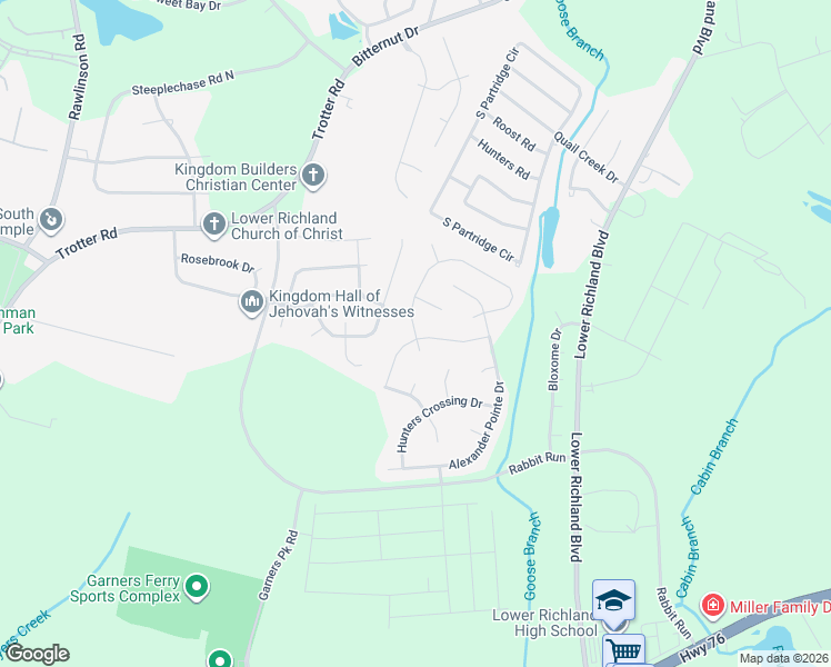 map of restaurants, bars, coffee shops, grocery stores, and more near 816 Chariot Way in Hopkins