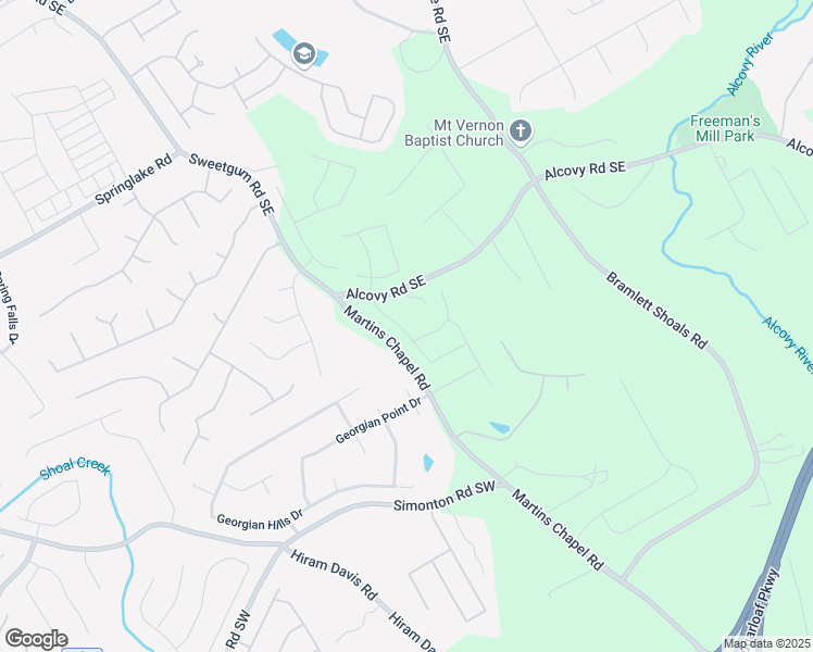 map of restaurants, bars, coffee shops, grocery stores, and more near 376 Collier Mills Road in Lawrenceville