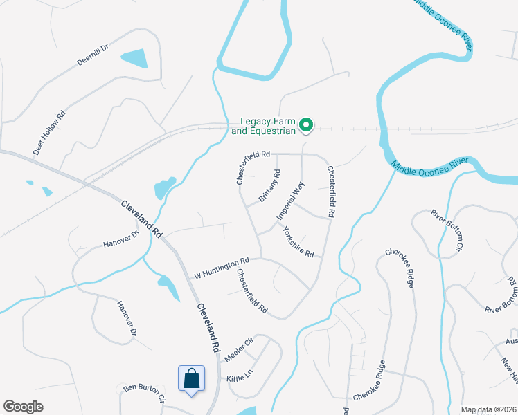 map of restaurants, bars, coffee shops, grocery stores, and more near 114 Brittany Road in Bogart