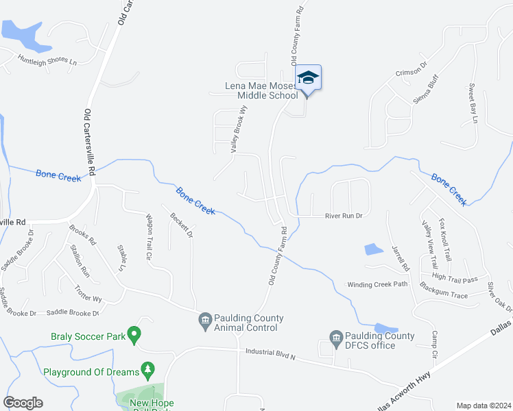 map of restaurants, bars, coffee shops, grocery stores, and more near 67 Valley Brook Drive in Dallas