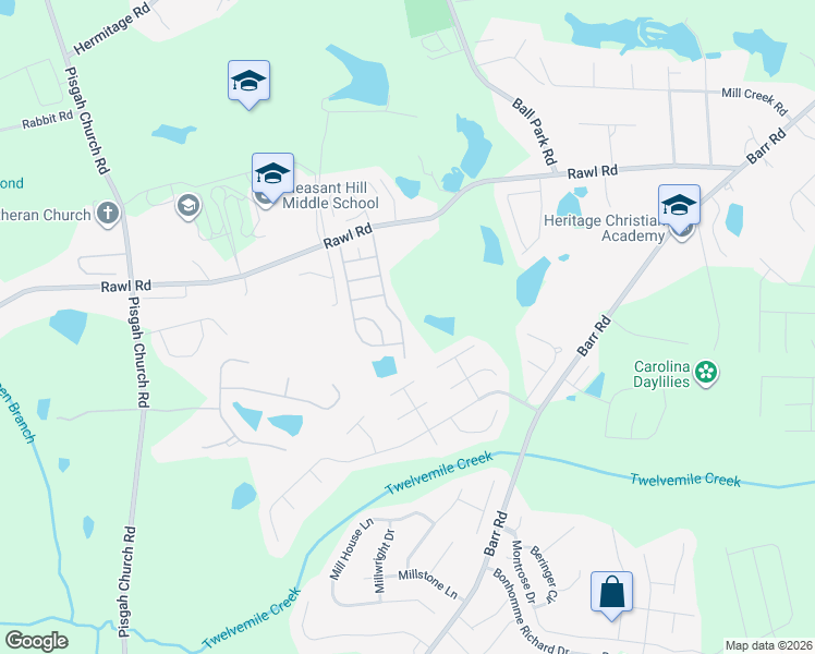 map of restaurants, bars, coffee shops, grocery stores, and more near 235 Luna Trail in Lexington