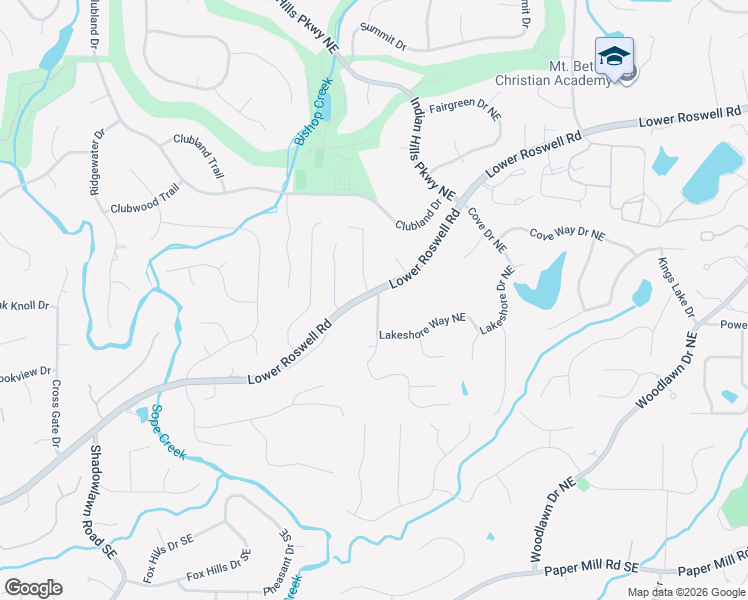map of restaurants, bars, coffee shops, grocery stores, and more near 320 Dickerson Northeast in Marietta
