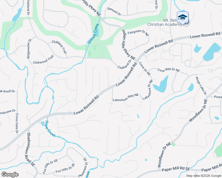map of restaurants, bars, coffee shops, grocery stores, and more near 320 Dickerson Northeast in Marietta