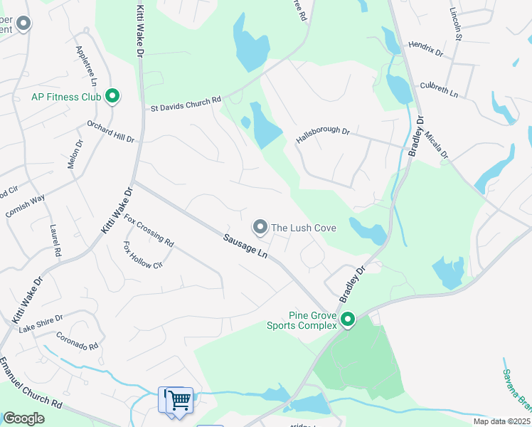 map of restaurants, bars, coffee shops, grocery stores, and more near 219 Sausage Lane in West Columbia