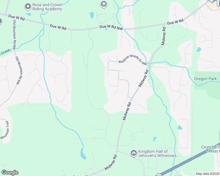 map of restaurants, bars, coffee shops, grocery stores, and more near 4609 McTyre Way in Marietta