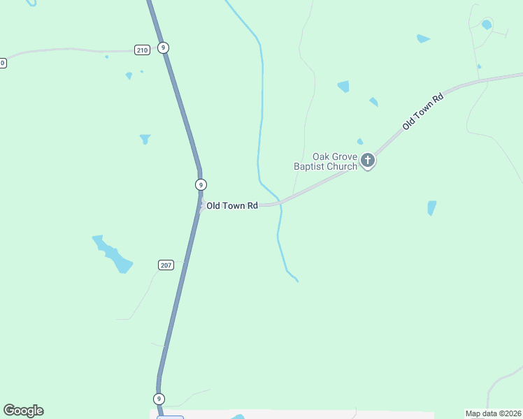 map of restaurants, bars, coffee shops, grocery stores, and more near 16 Old Town Road in Pittsboro