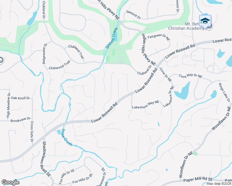 map of restaurants, bars, coffee shops, grocery stores, and more near 317 Greyhaven Lane in Marietta