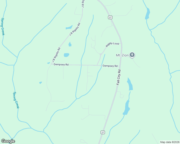 map of restaurants, bars, coffee shops, grocery stores, and more near 141 Old Glory Drive in Jasper