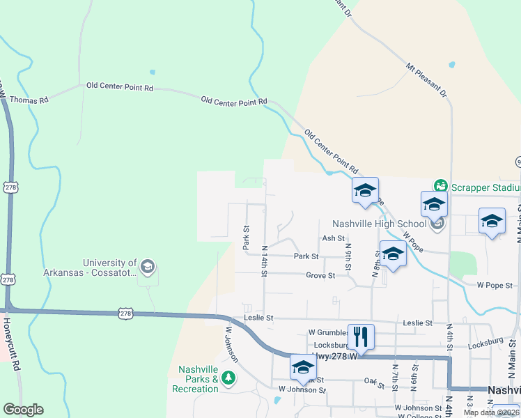 map of restaurants, bars, coffee shops, grocery stores, and more near 1105 North 14th Street in Nashville