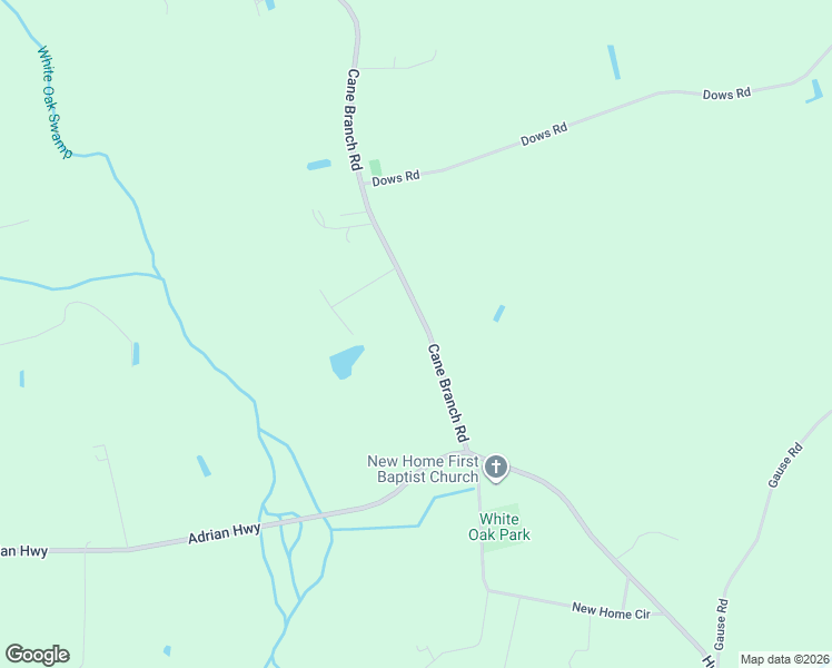 map of restaurants, bars, coffee shops, grocery stores, and more near 2476 Cane Branch Road in Loris