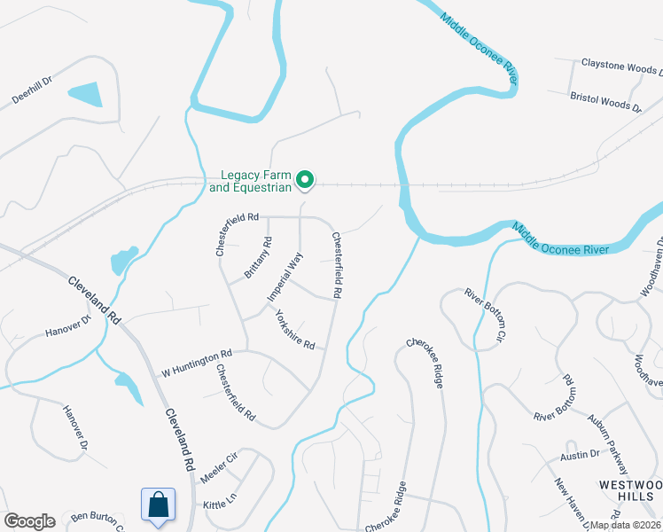 map of restaurants, bars, coffee shops, grocery stores, and more near 431 Chesterfield Road in Bogart