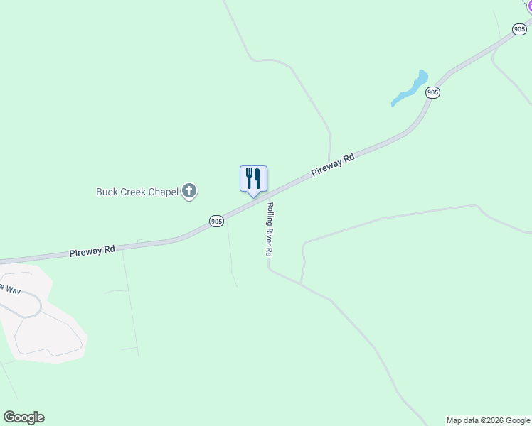 map of restaurants, bars, coffee shops, grocery stores, and more near 12128 South Carolina 905 in Longs