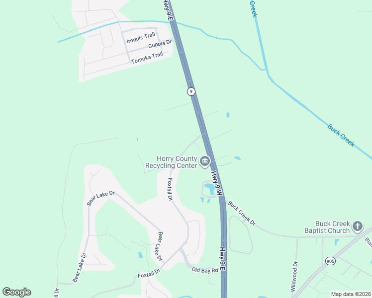 map of restaurants, bars, coffee shops, grocery stores, and more near Long Bay Road in Horry County